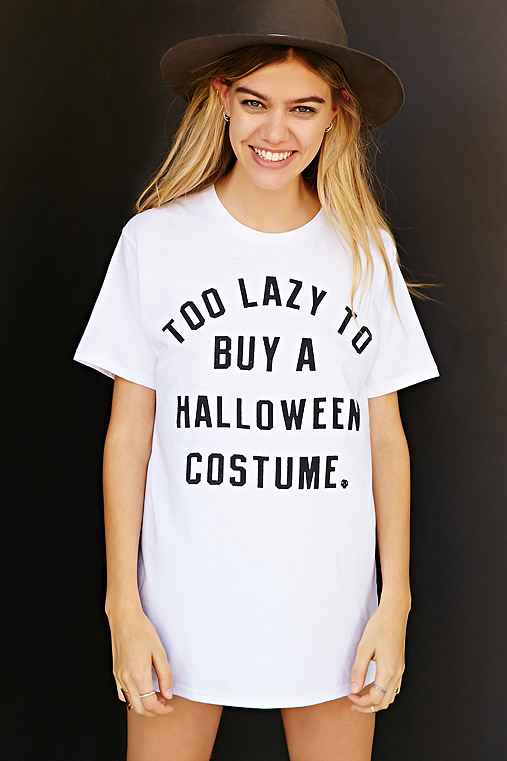 Too Lazy To Buy A Halloween Costume Tee