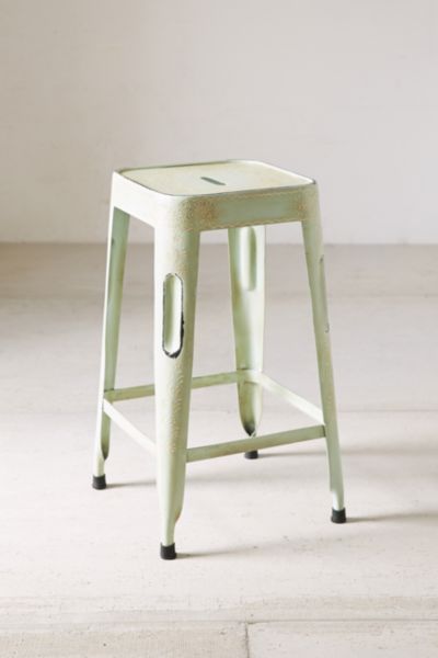 Painted Industrial Stool Urban Outfitters