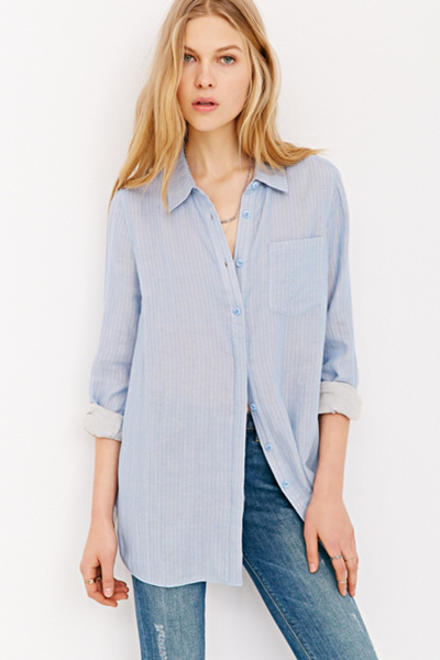 BDG Double Cloth ButtonDown Shirt Urban Outfitters