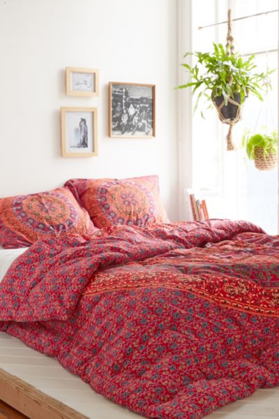 Magical Thinking Red Medallion Comforter Urban Outfitters On The