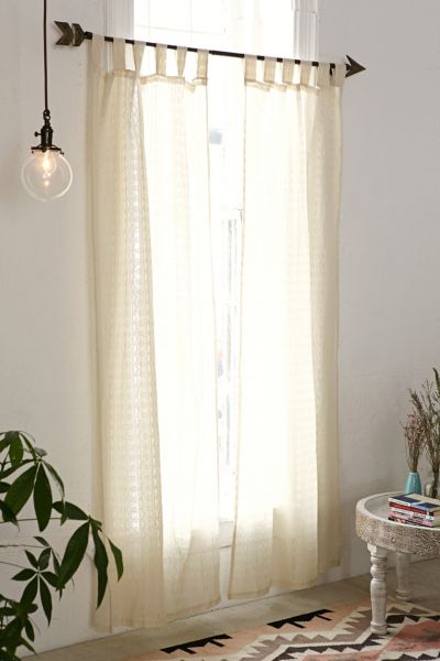 Plum  Bow Lace Curtain
