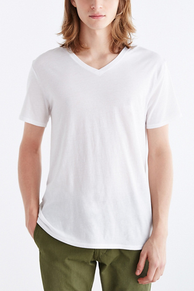 BDG Standard-Fit V-Neck Tee