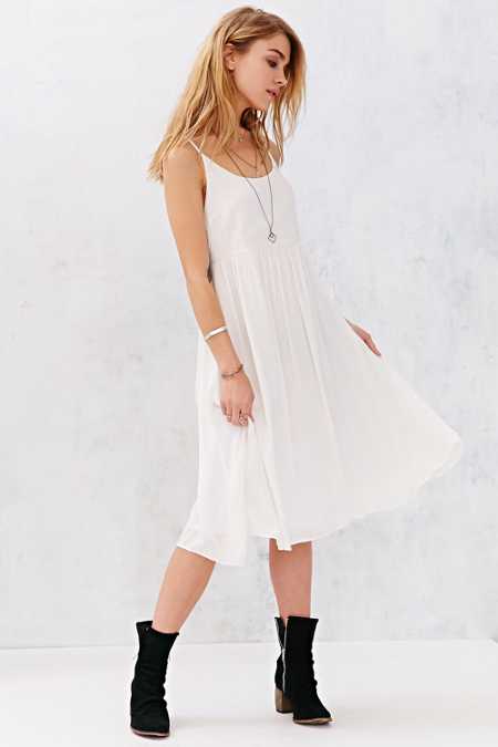 white dress urban outfitters