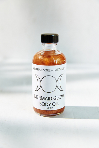 Aquarian Soul + Earth Oils Mermaid Glow Body Oil Urban Outfitters