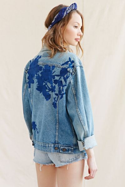 Urban Renewal Recycled Embroidered Denim Jacket - Urban Outfitters