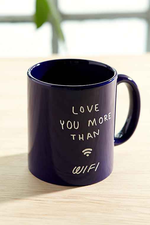Love You More Than Wifi Mug