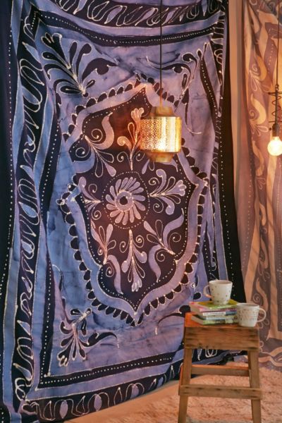 4040 Locust Blue Batik Tapestry,NOVELTY,ONE SIZE