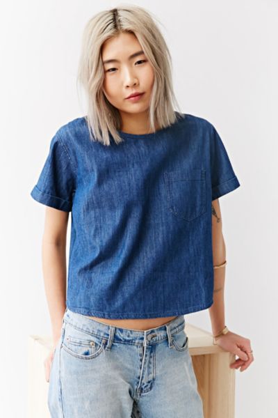 urban outfitters denim shirt