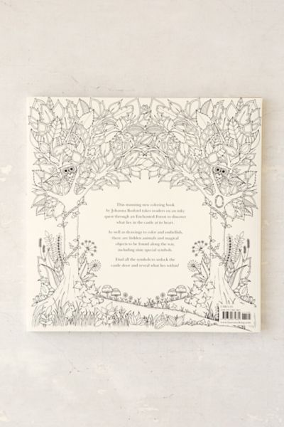 Coloring Book Urban Outfitters Enchanted Forest: An Inky Quest & Coloring Book By Johanna Basford - Urban Outfitters