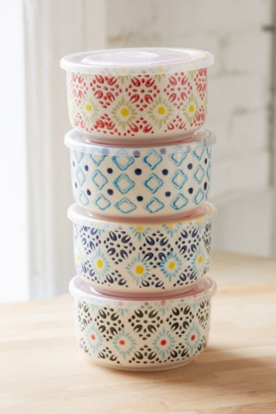 Ceramic Food Storage Bowl Set Urban Outfitters