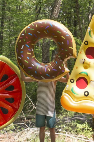 Chocolate Donut Pool Float,BROWN,ONE SIZE