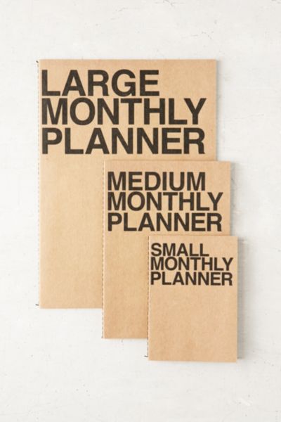 Poketo Medium Monthly Planner Notebook - Urban Outfitters