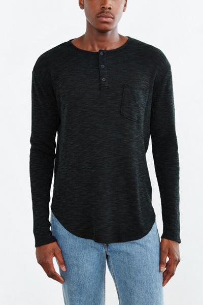 Feathers Thermal Henley Tee