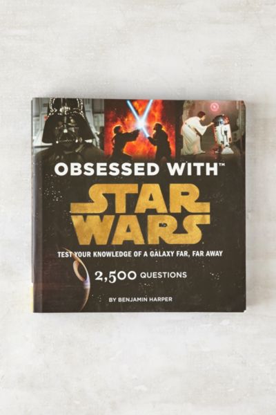 Obsessed with Starwars?  Get your guy this book that has 2500 trivia questions!