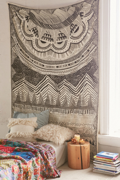 4040 Locust Altai Scratch Markings Tapestry