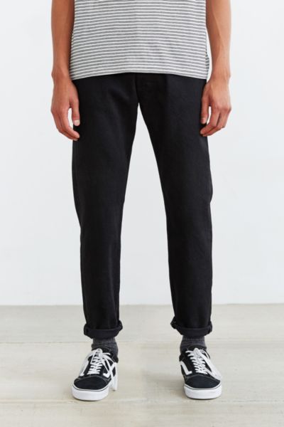 levi's 501 tapered black