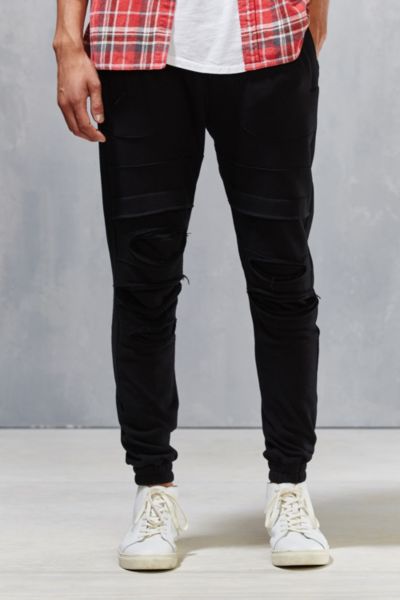 distressed jogger sweatpants