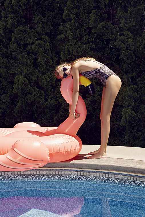 Flamingo Pool Float,PINK,ONE SIZE