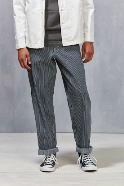 hickory stripe carpenter pants