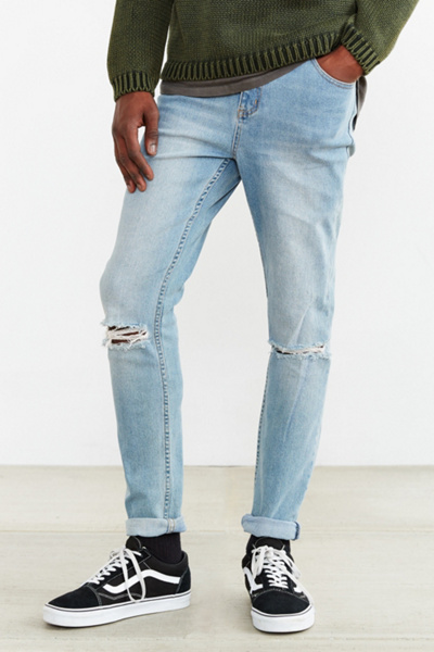 Cheap Monday Enigma Ripped Dropped Jean