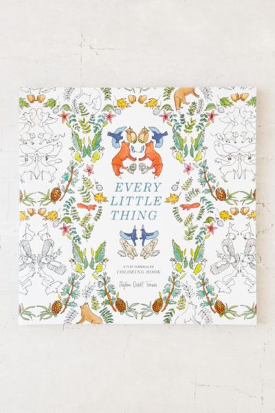 Every Little Thing: A Flat Vernacular Coloring Book By Payton Cosell Turner Urban Outfitters