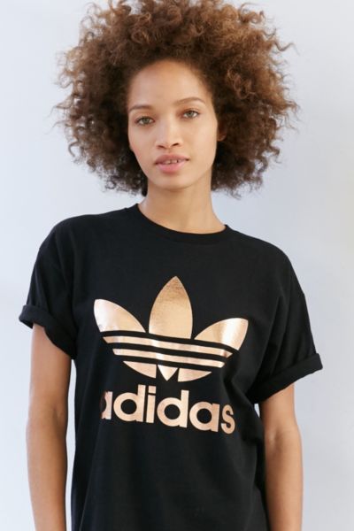 adidas rose gold shirt womens