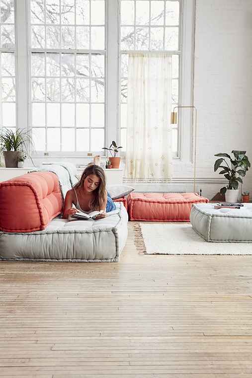 Reema Floor Cushion - Urban Outfitters shopswell
