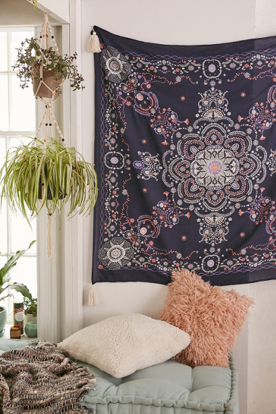 Plum & Bow Seren Lace Medallion Tapestry