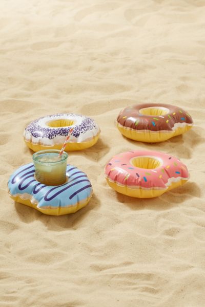 Donut Drink Holder Pool Float Set,MULTI,ONE SIZE