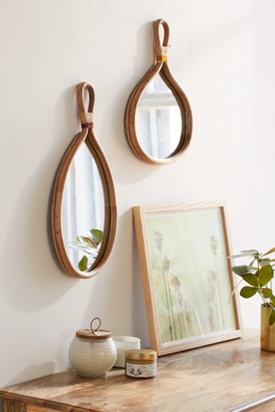 Isko Rattan Mirror Urban Outfitters