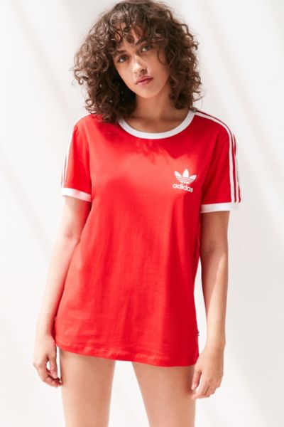 adidas originals cropped sweatshirt with three stripe block logo