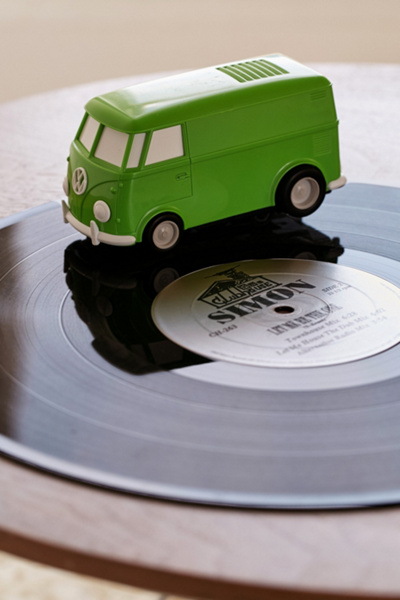 Record Runner Portable VW Bus Vinyl Record Player