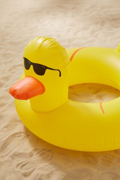 large rubber duck pool float