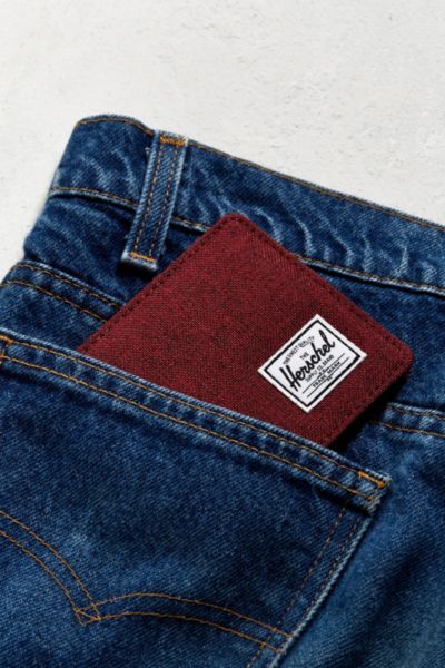 red classic men's wallet