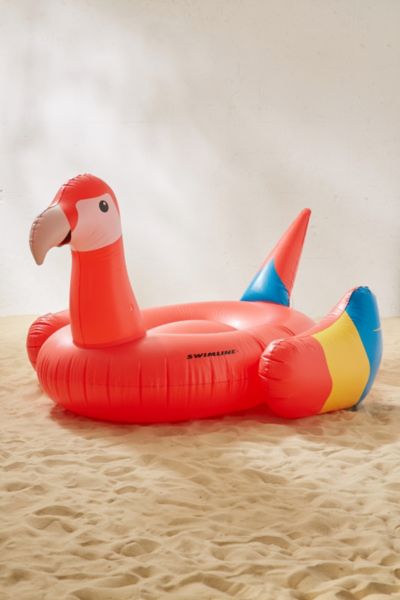 Parrot Pool Float,RED,ONE SIZE