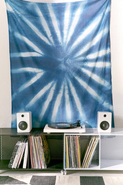 Graham Keegan Blue Shibori Tapestry