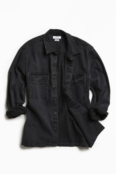 heavyweight button down shirt