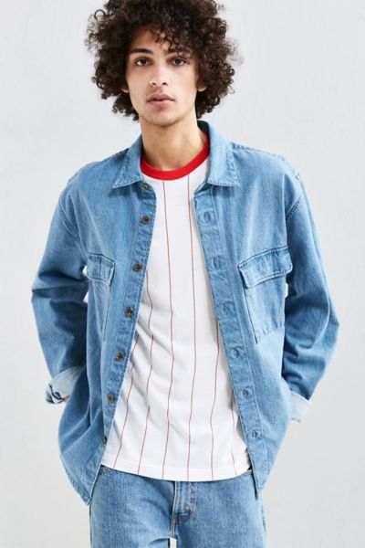 heavyweight button down shirt