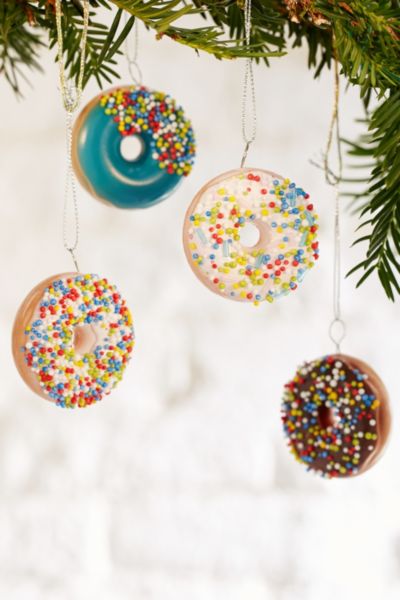 Donut Ornament Set,MULTI,ONE SIZE