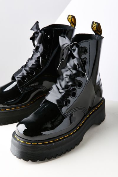 doctor marten patent boots
