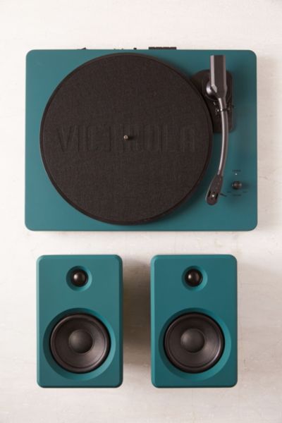 EP-33 Bluetooth Turntable With Speakers - Dark Green