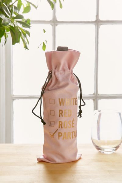 Holiday Wine Bag,PINK,ONE SIZE