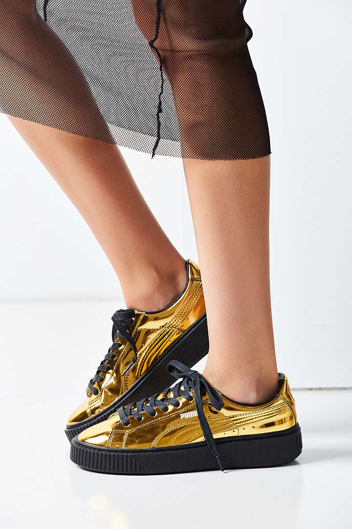 puma baskets platform rouge puma baskets platform rouge