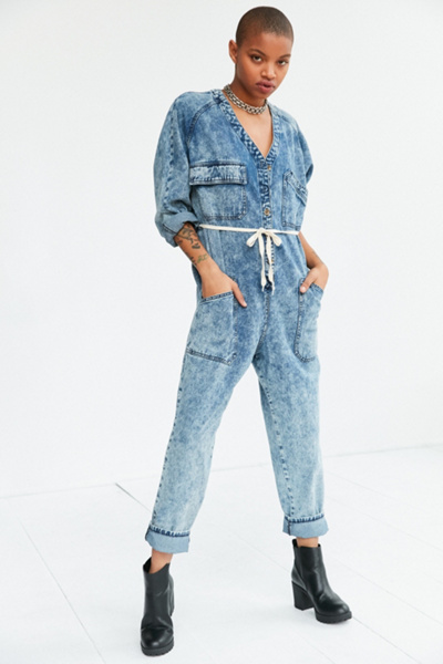 BDG Riveter Denim Coverall Jumpsuit - Urban Outfitters