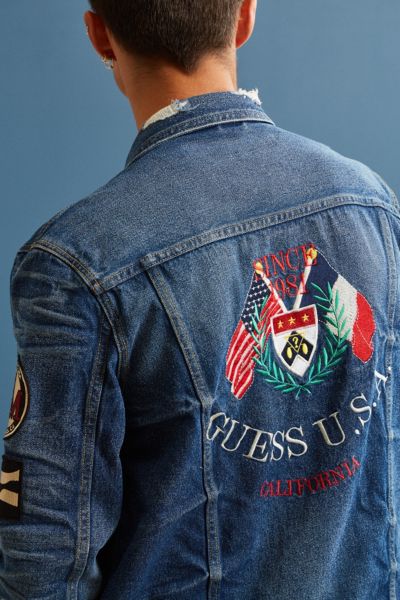 guess denim jacket urban outfitters