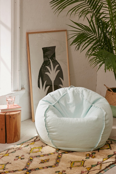 Shoptagr | Exposed Seam Bean Bag Chair by Urban Outfitters