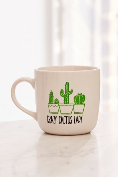 Crazy Cactus Lady Mug