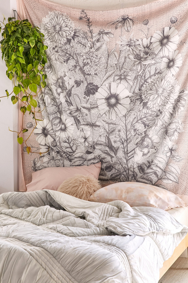 Stardust Glowinthedark Tapestry Urban Outfitters 2019 Trends