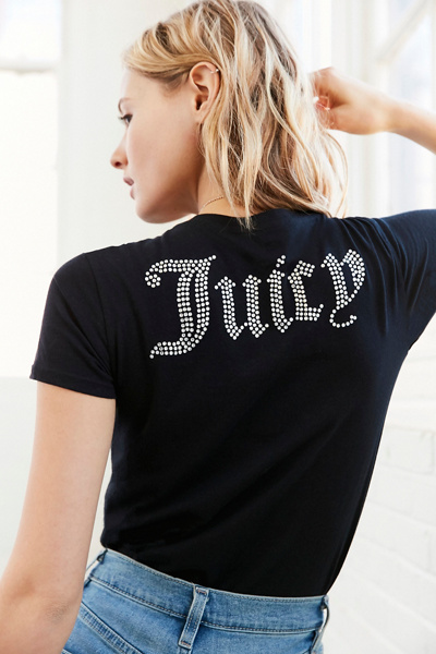 Juicy Couture For UO Gothic Crystal Short-Sleeve Jersey Tee