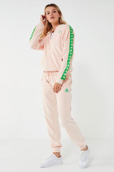 kappa velvet tracksuit